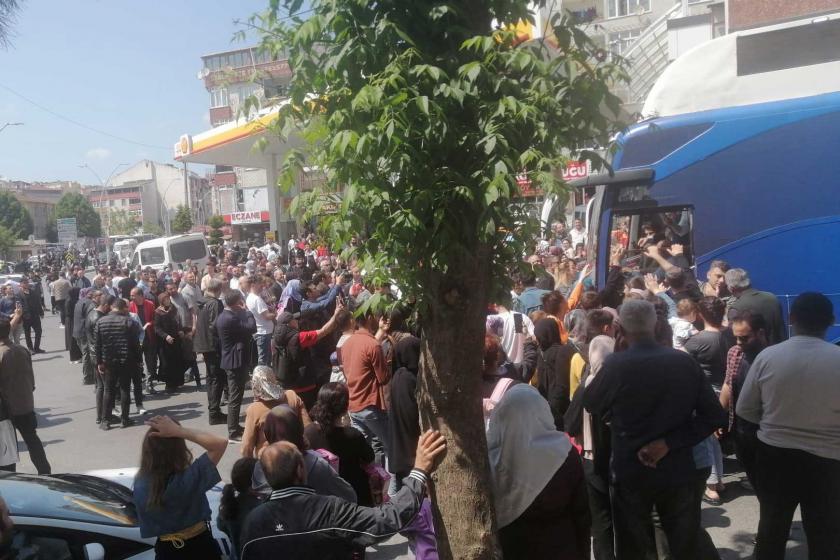 Gazi Mahallesi'nde Süleyman Soylu'yu protesto eden yurttaşlar gözaltına aldındı.