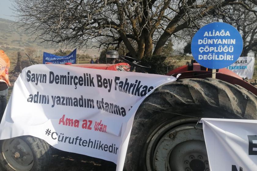 cüruf tehlikelidir yazılı pankart 