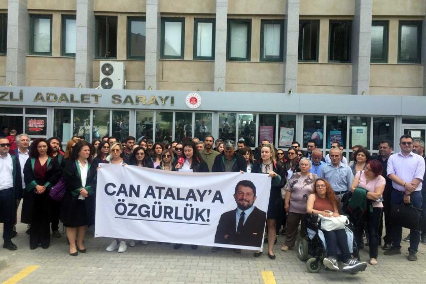 Can Atalay için Denizli'de düzenlenen eylem