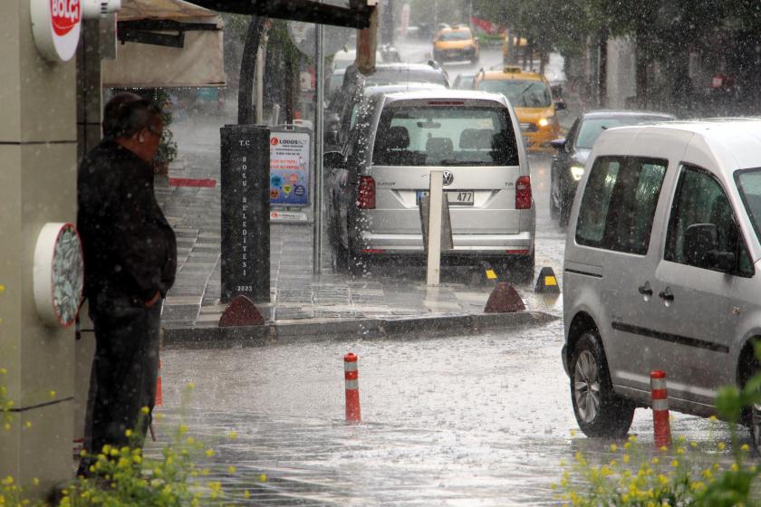 Bolu'da sağanak