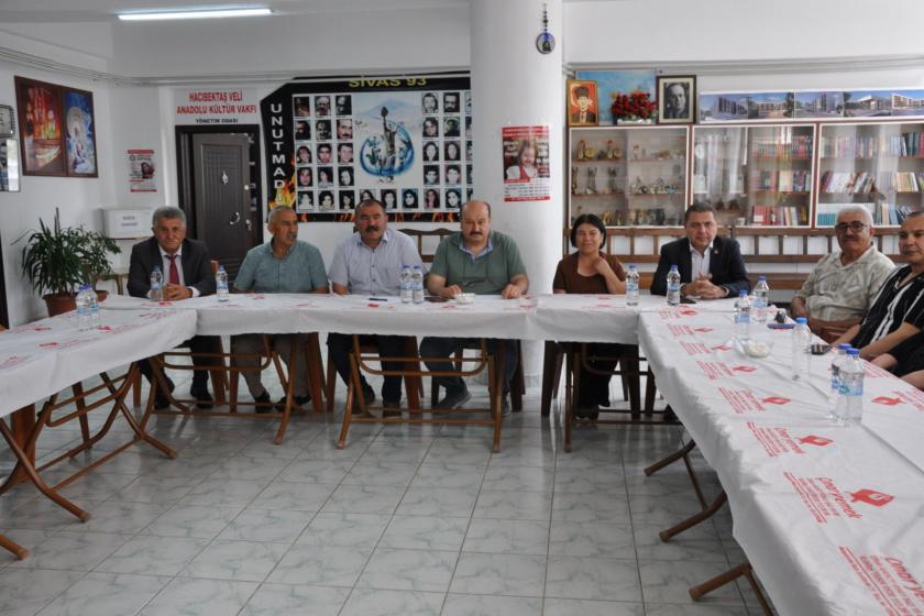 Çorum emek ve demokrasi güçleri basın açıklaması yaptı