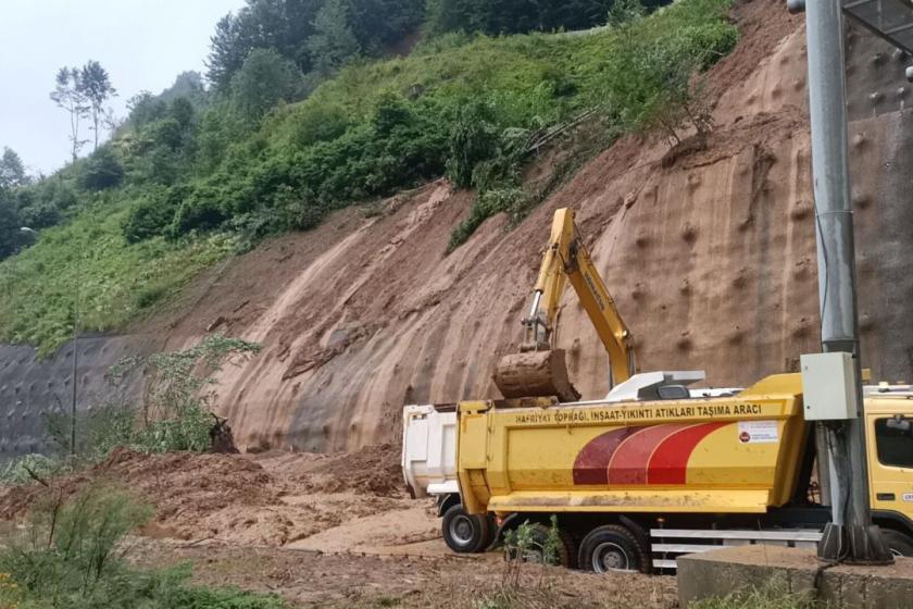 Bolu Tüneli heyelan nedeniyle kapandı