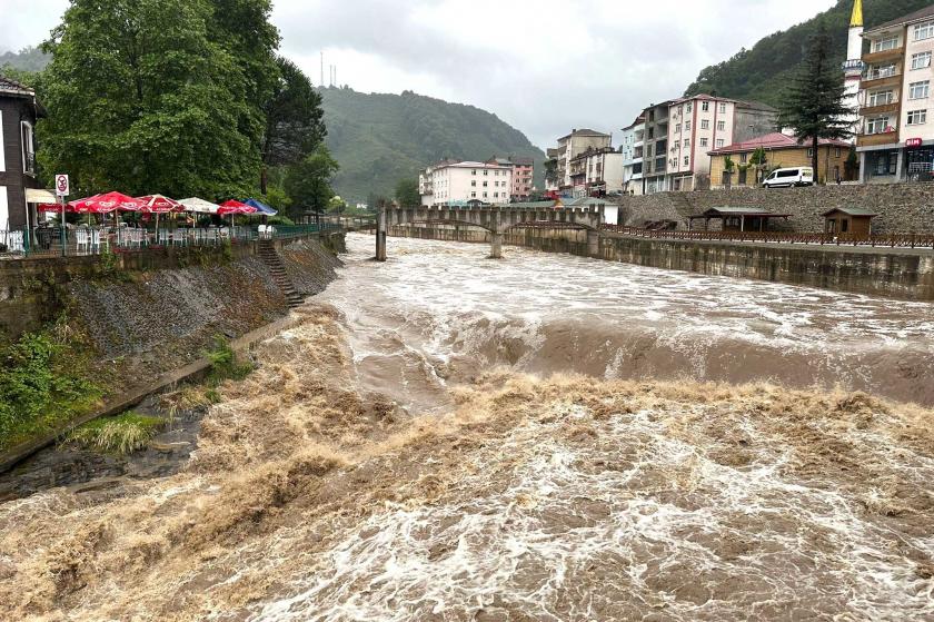 Ordu'da taşkın