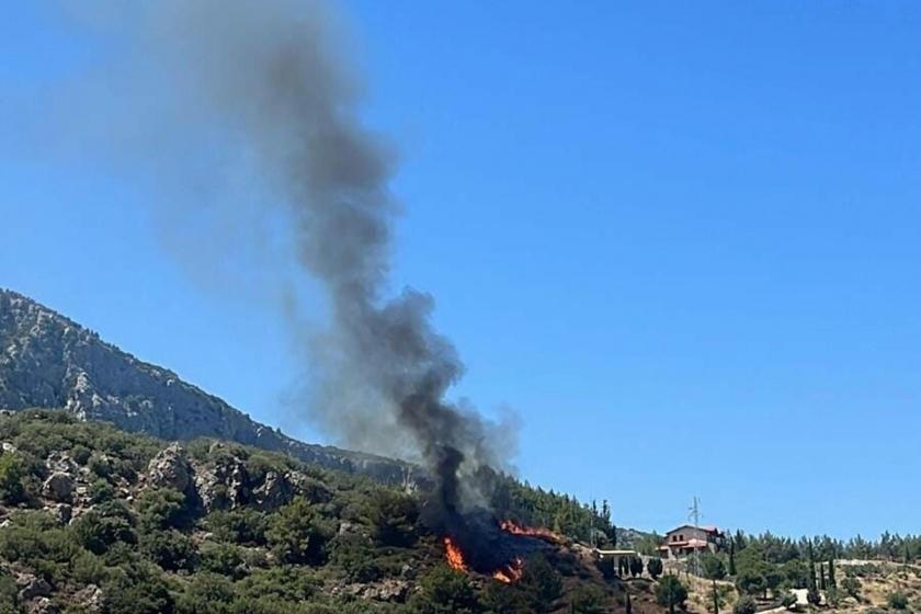 Datça'da orman yangını