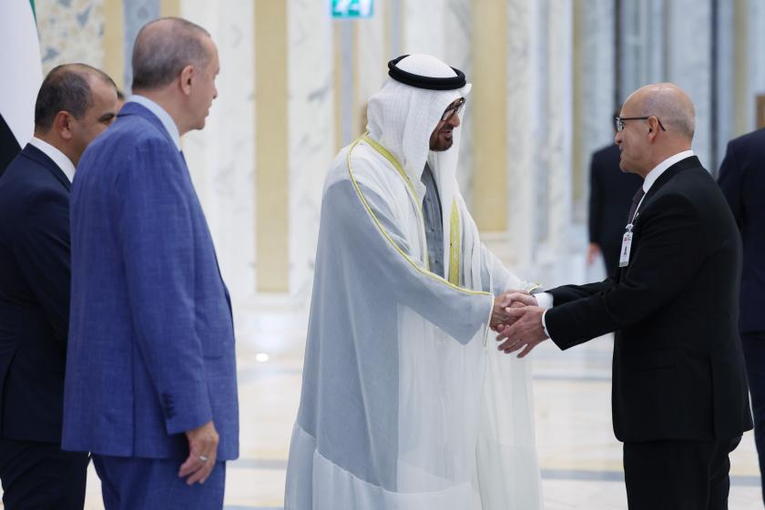 Cumhurbaşkanı Erdoğan’ın, BAE Devlet Başkanı Şeyh Muhammed bin Zayed al Nahyan ile görüşmesi