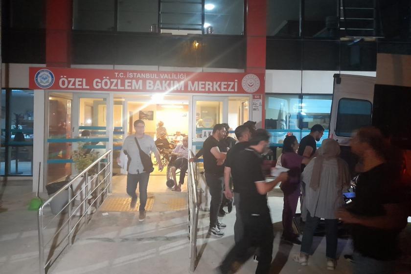 Hastaları tahliye edilen bakımevi