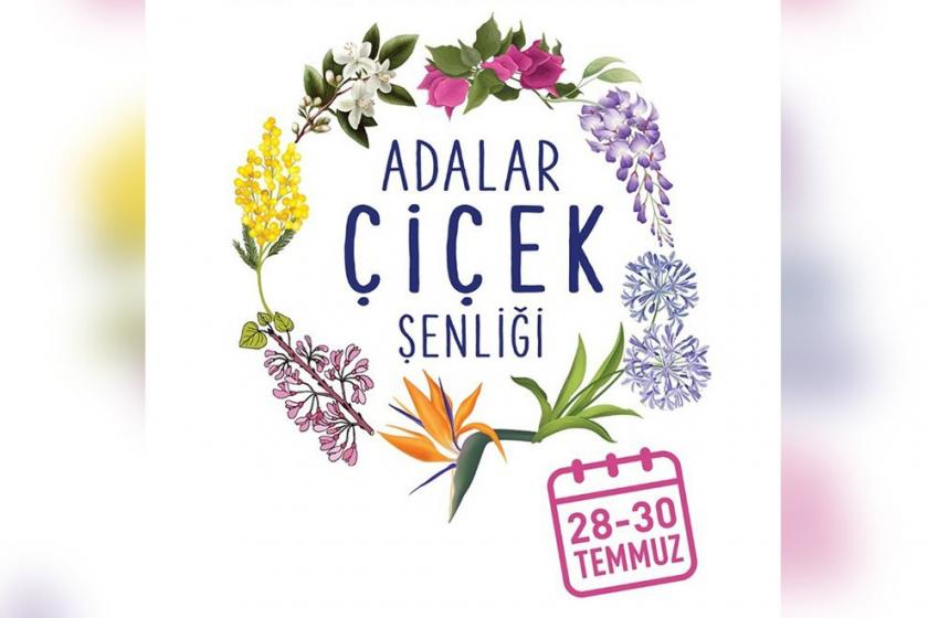 Adalar Çiçek Şenliği afişi