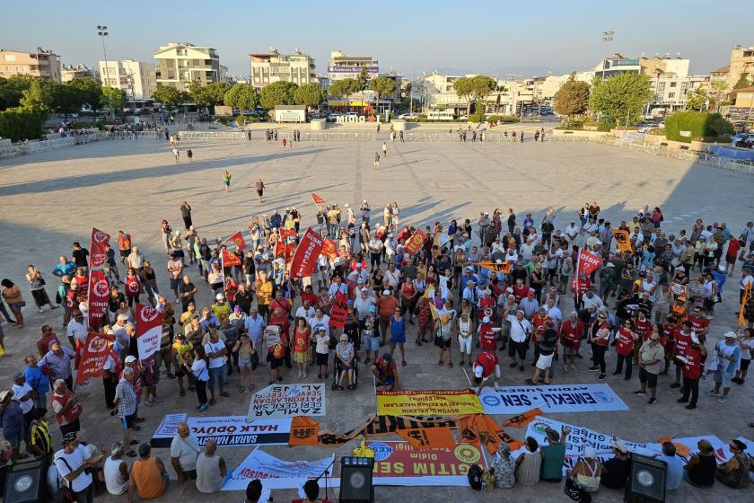 Didim'de hayat pahalılığı ve zamlara karşı  eylem 