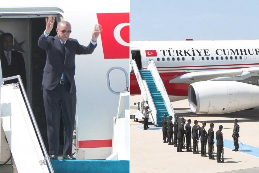 Tayyip Erdoğan, Macaristan'a giderken