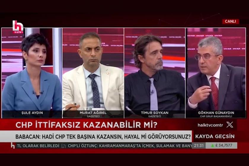 Gökhan Günaydın, Halk TV'de konuşurken