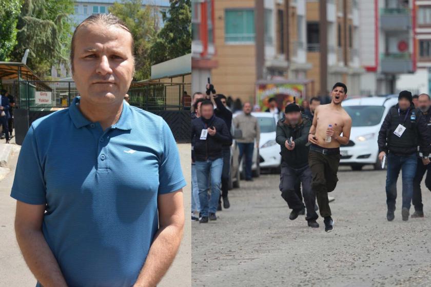 Abdurrahman Gök (MA) ve Kemal Kurkut'un vurulma anında çektiği fotoğraf.