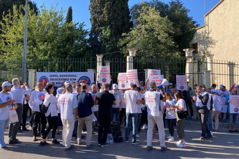 Ege Üniversitesi Hastanesi işçileri