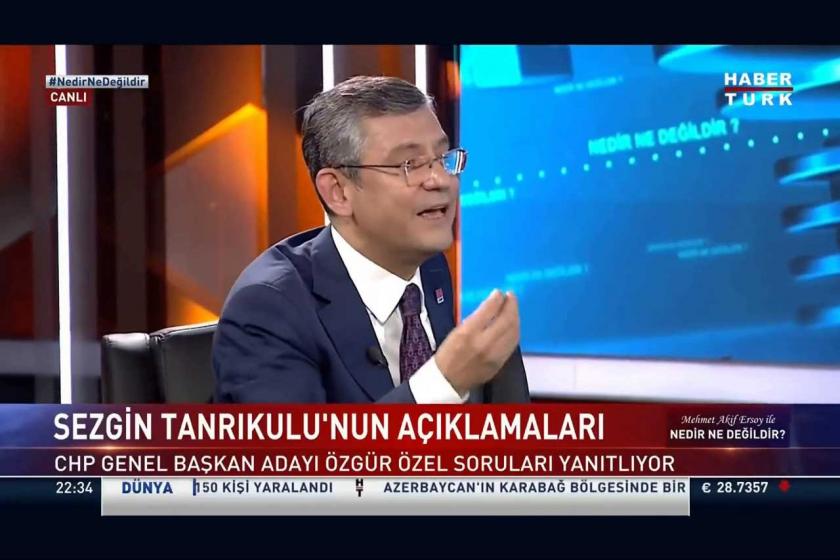 Özgür Özel: Parti sözcümüz Tanrıkulu'na haksızlık etti