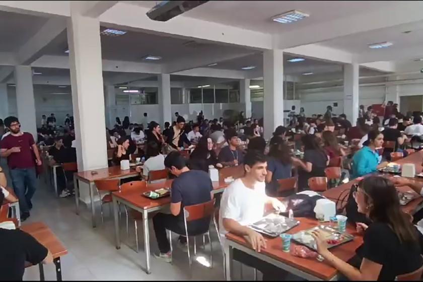 Ege Üniversitesi yemek protestosu