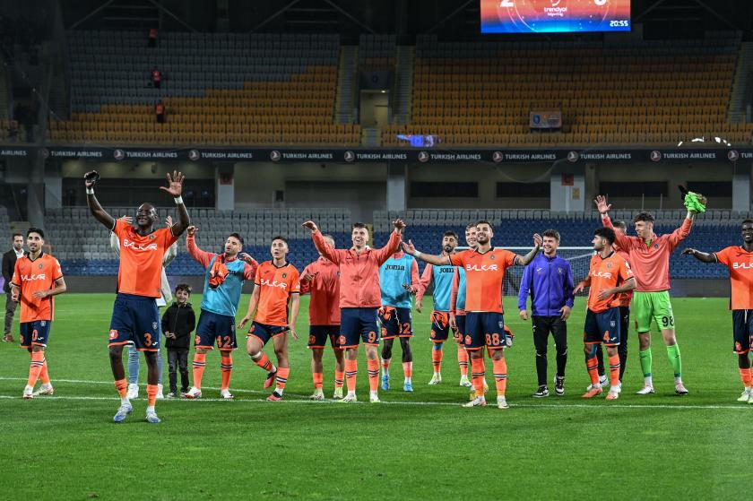 Başakşehir futbol kulübü, bir lig maçının ardından.