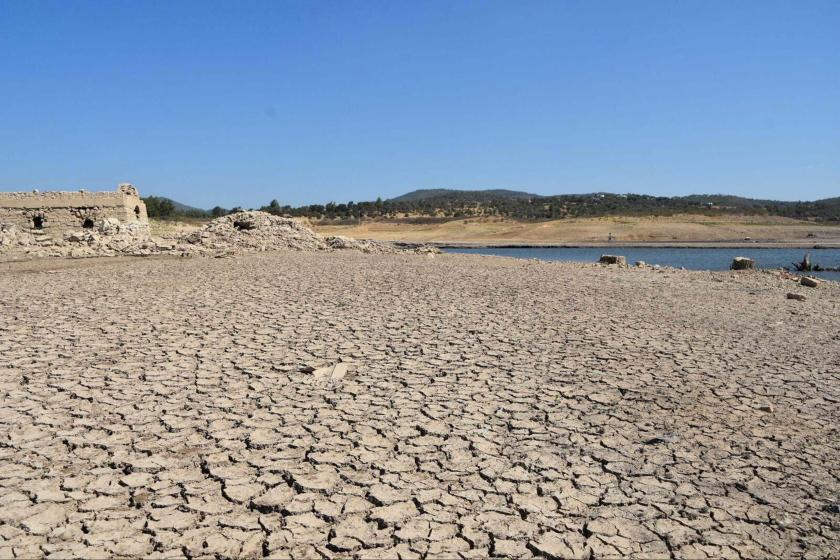 Bodrum'da barajlar kurudu