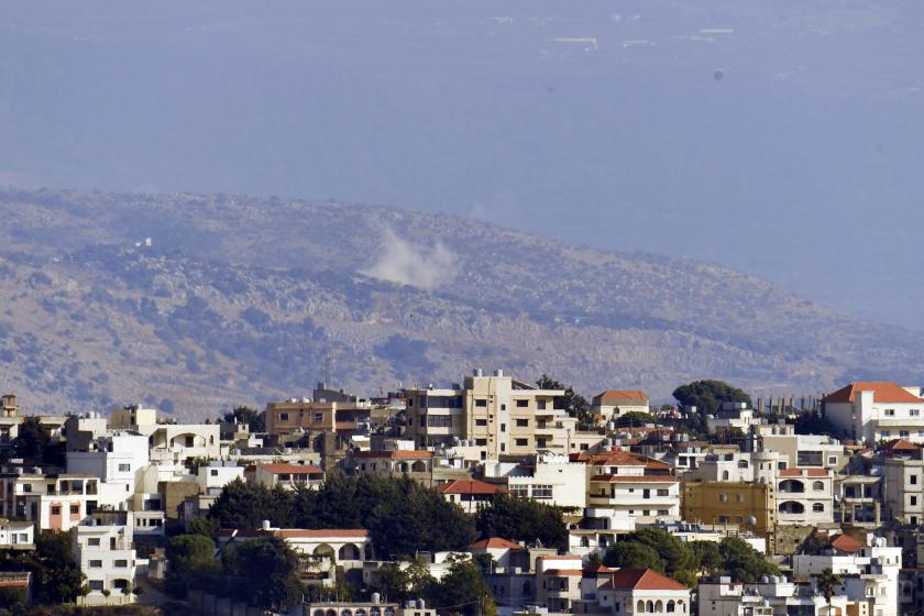 Kefr Şuba beldesinin yakınlarına düşen patlayıcılar