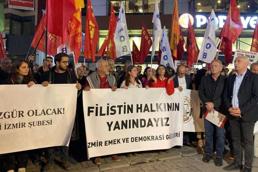 İsrail'in Gazze'ye yönelik saldırıları birçok kentte protesto edildi