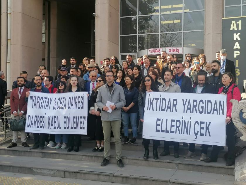 Ankara'da avukatlar açıklama yaptı