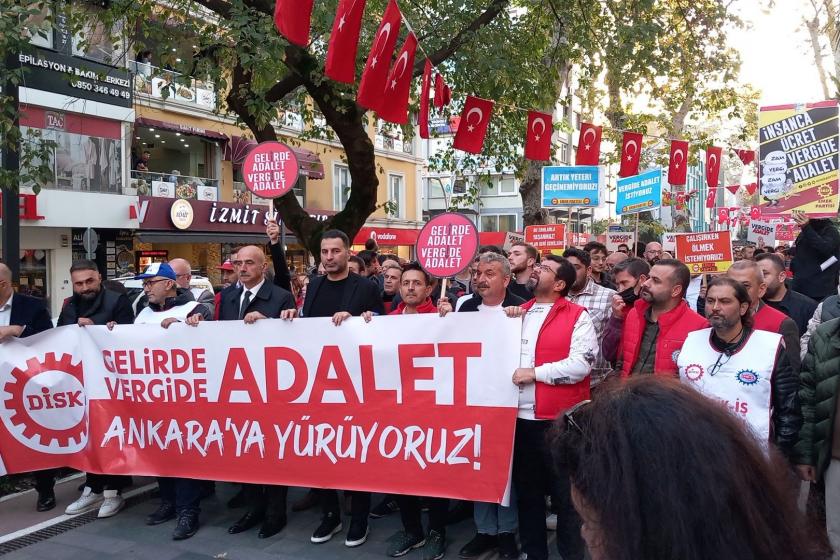 DİSK'in yürüyüşü