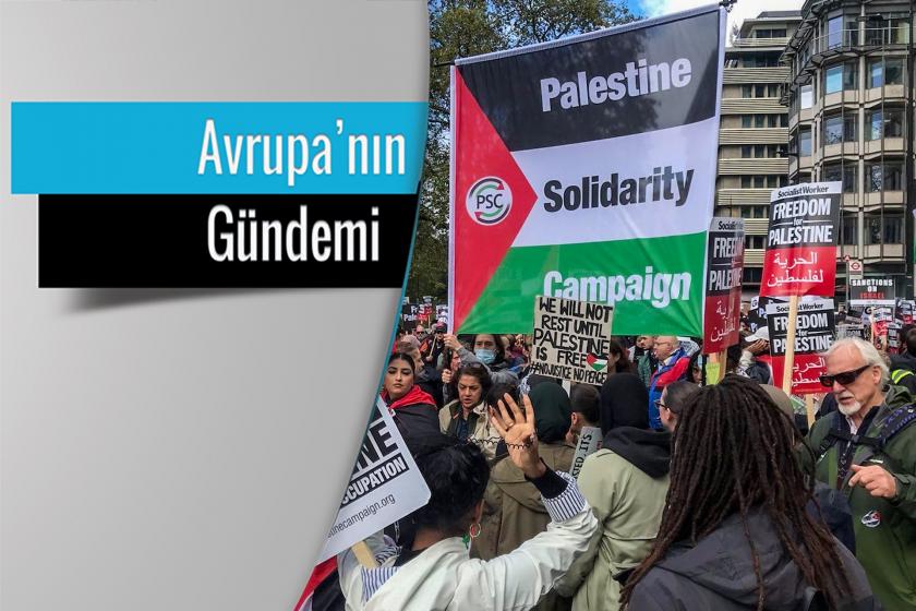 Londra'da İsrail protestosu