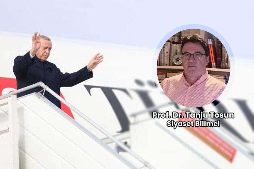 Recep Tayyip Erdoğan'ın ve Prof. Dr. Tanju Tosun'un fotoğrafları.