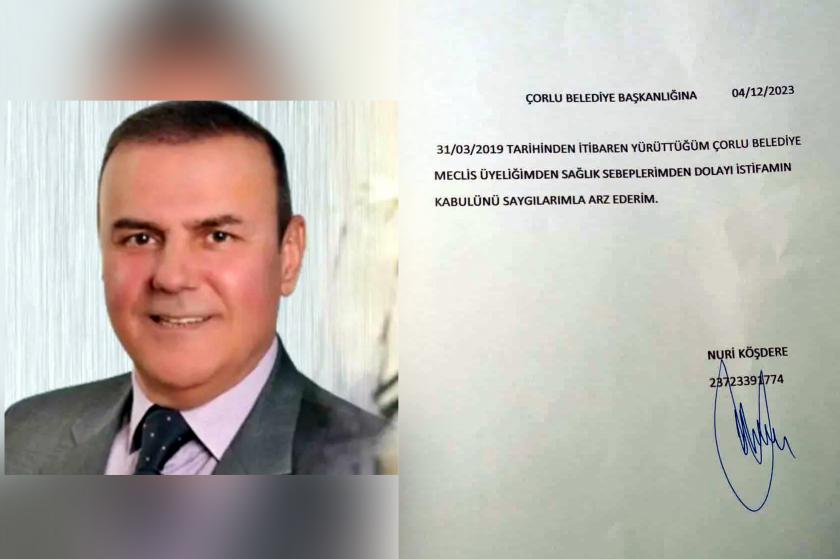 Seçil Erzan'ın ifadelerinde adı geçen meclis üyesi, görevinden ve AKP'den istifa etti