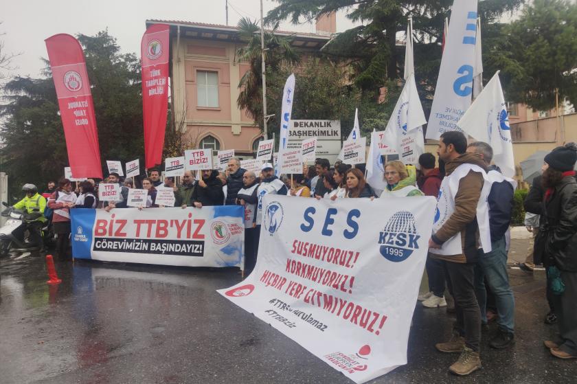 TTB davası ile ilgili İstanbul'da yapılan açıklama