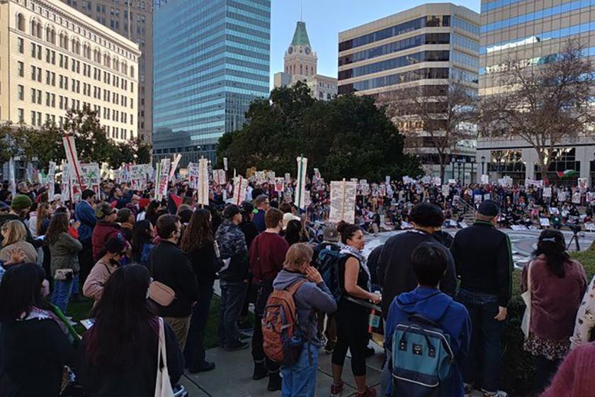 San Francisco Körfez Bölgesi’de ‘Filistin için Emek’ eylemi 