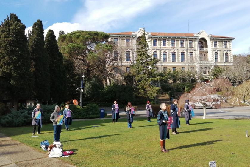 Boğaziçi akademisyen nöbeti