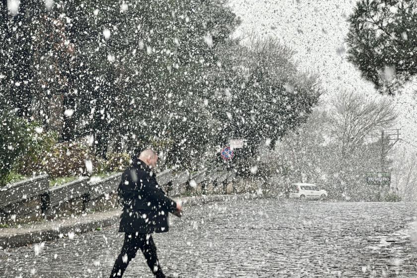 Karadeniz'de kar yağışı