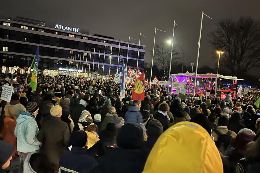 Almanya'da ırkçılık karşıtı yürüyüş