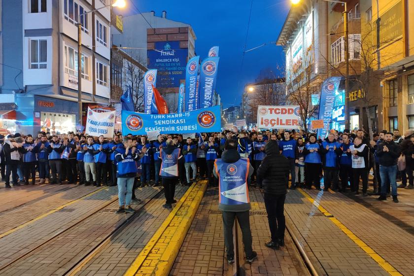 Kamu işçisi Eskişehir'de sokağa çıktı, "Ek zam istiyoruz" dedi