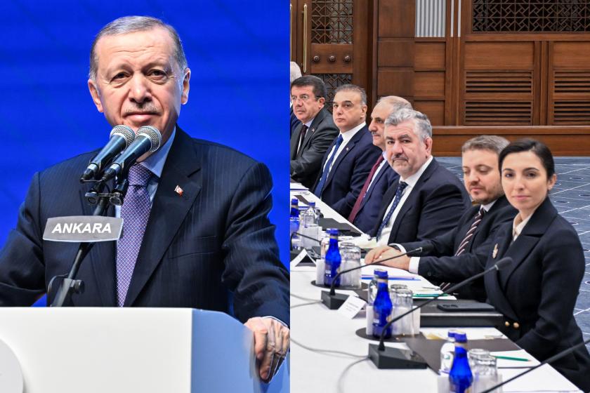 Tayyip Erdoğan, Hafize Gaye Erkan ve diğer bürokratlar