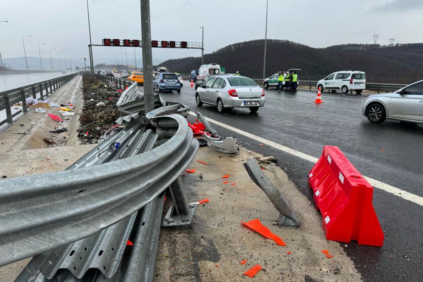 Kuzey Marmara Otoyolu'nda bir kaza daha: 5 kişi yaralandı