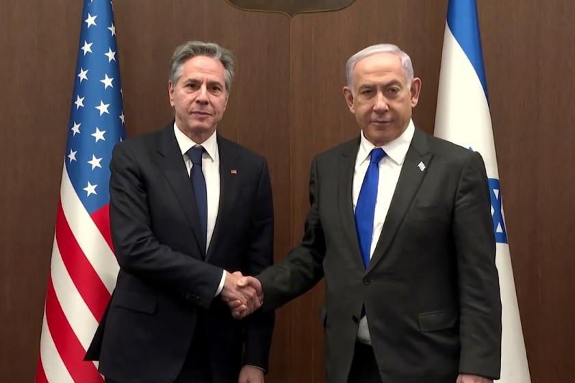 Antony Blinken ve Binyamin Netanyahu