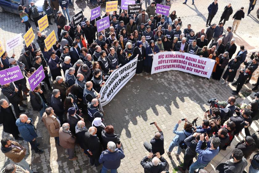 Yürüyüş halfeti'ye ulaştı