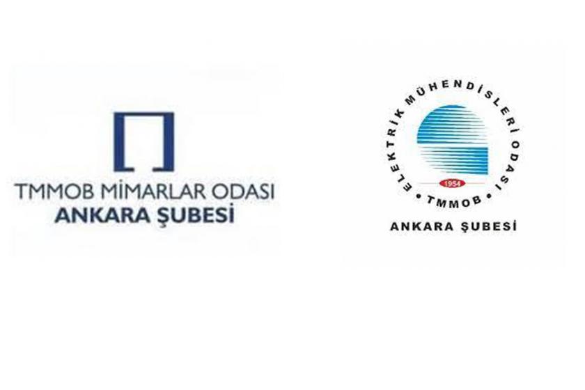 Mimarlar Odası Ankara Şubesi ve EMO Ankara Şubesi logosu