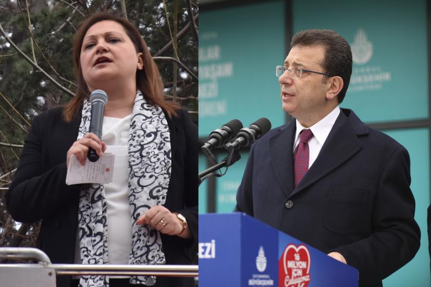 Burcu Köksal  ve Ekrem İmamoğlu