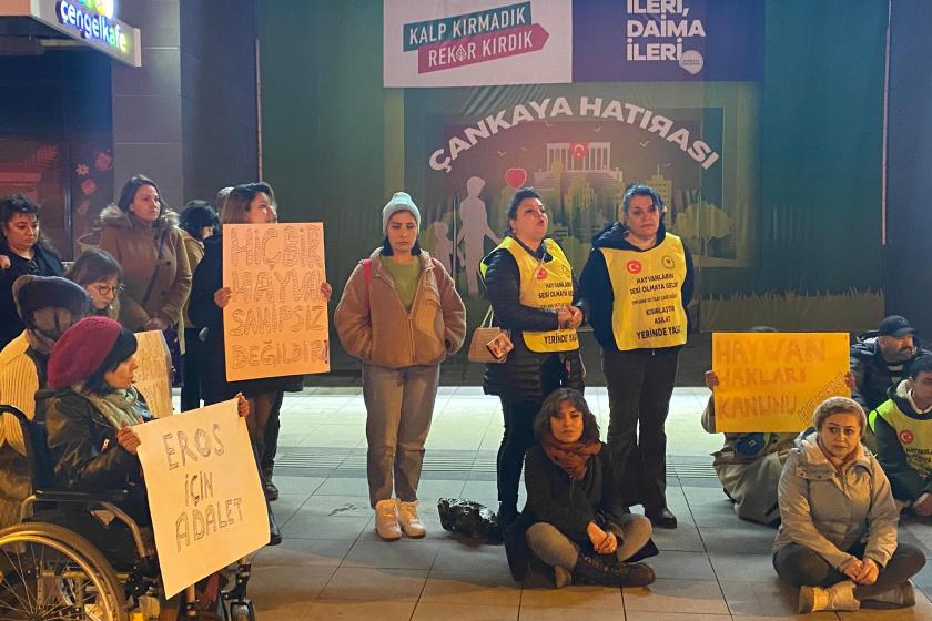 Eros davası kararına protesto