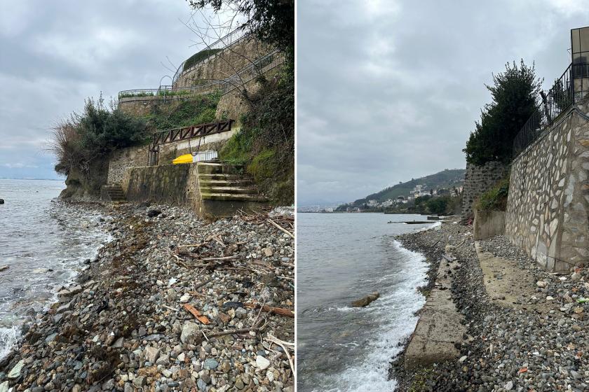 Ordu'da işgal edilmiş sahiller