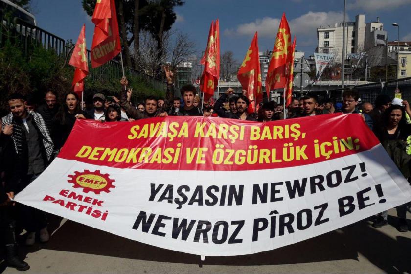 Emek Partisi'nin Newroz pankartı