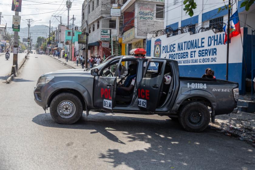 Haiti polisi.