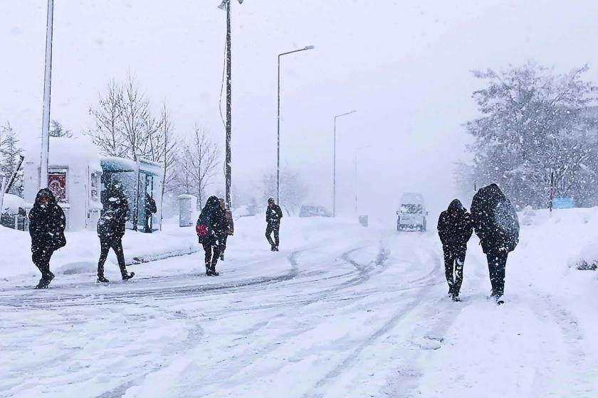 Bitlis'te kar yağışı