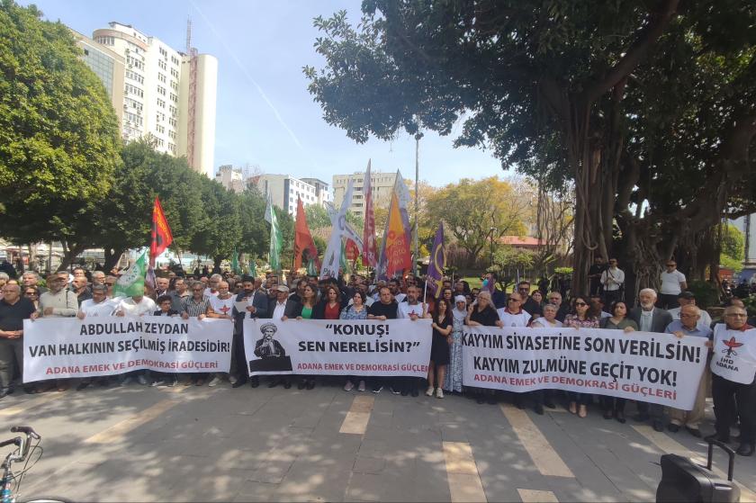 Zeydan'ın başkanlığının düşürülmesi birçok yerde protesto edildi: Van halkının iradesine saygı duyun