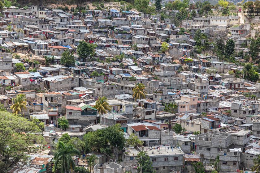 Haiti'den bir görünüm