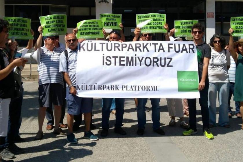 Kültürpark Platformu basın açıklaması.