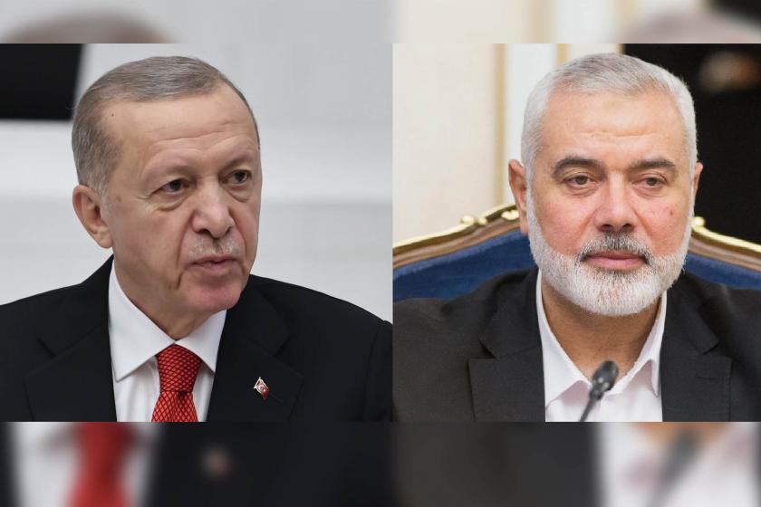 Cumrhurbaşkanı Erdoğan ve Hamas lideri Haniye