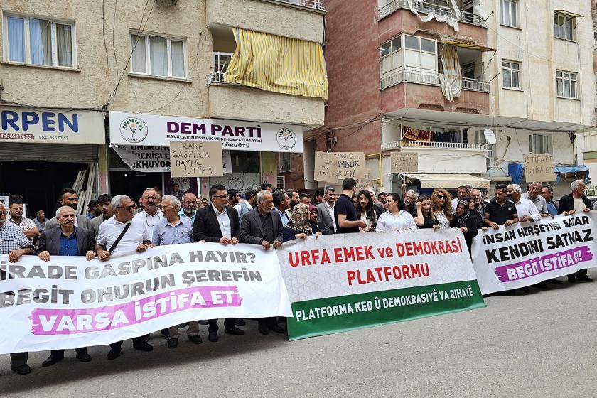 DEM Parti Birecik binasına saldırı protesto edilid