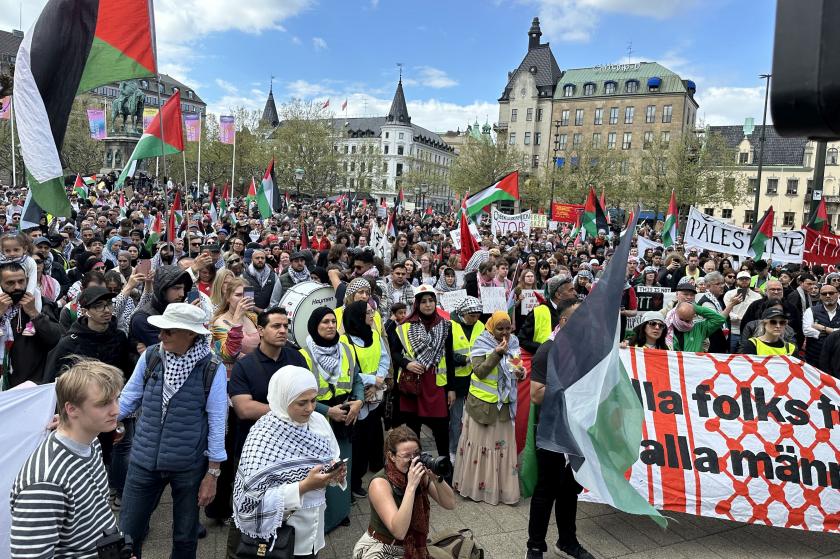 Eurovision protesto edildi